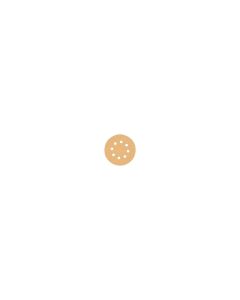 DWTDW4301 image(0) - DEWALT 5-Inch 8 Hole 80 Grit Hook And Loop Random Orbit Sandpaper (5-Pack)
