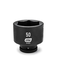 KDT84861 image(0) - GEARWRENCH 3/4 Inch Drive 6 Point Standard Impact Metric Socket 50mm