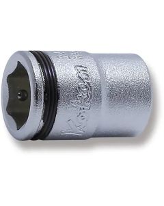 KKN2450MS-8 image(0) - Ko-ken USA 1/4 Sq. Dr. Short NUT GRIP&reg; Socket  -  8mm