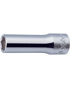 KKN3300M-8 image(0) - Ko-ken USA 3300M-8 3/8 Square Drive Socket 8 mm 6 Point Length 55 mm