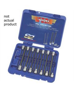 VIM Tools 5 mm Ball Hex Blade, 3/8 Square Drive Holder, 6 Inch OAL