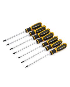 KDT80071H image(2) - GearWrench 7 Piece Torx Dual Material Screwdriver Set