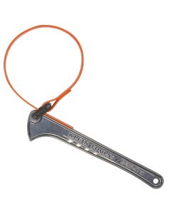 KLES12HB image(0) - Klein Tools Grip-It Strap Wrench, 1-1/2 to 5-Inch, 12-Inch Handle