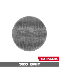 MLW48-80-6320 image(0) - Milwaukee Tool 3 Inch 320 Grit Mesh Sanding Discs with POWERGRID Tear Resistant Mesh &hyphen; (12 PK) + Pad Saver