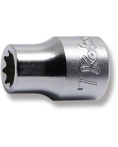 KKN3415M-7 image(0) - Ko-ken USA 3415M-7 3/8 Square Drive Socket 7 mm Double Square Length 26 mm