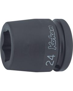KKN16400M-17 image(0) - Ko-ken USA 16400M-17 3/4 Sq. Dr. Socket 17mm 6 point Length 50mm