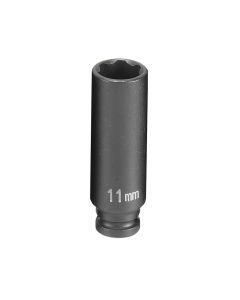 GRE911MDS image(0) - Grey Pneumatic 1/4" Surface Drive x 11mm Deep  Socket