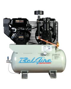 IMC3G3HKL image(0) - IMC (Belaire) 14 HP 30 Gallon 175 PSI Air Compressor 14 HP Kohler Command Gas Drive 30 Gallon Horizontal 175 PSI 22 CFM T39 Pump