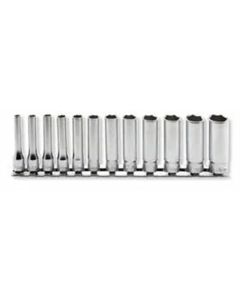KKNRS2305M-12 image(0) - Ko-ken USA RS2305M/12 1/4 Sq. Dr. Socket set  4-14mm 12 point   12 pieces
