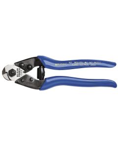 KLE63016 image(0) - Klein Tools Heavy-Duty Cable Cutter, Blue, 7 1/2-Inches
