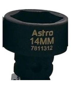 AST7811312 image(0) - Astro Pneumatic 1/4 Drive 14MM Nano Socket
