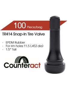 COUT14C image(0) - Counteract TR414 Counteract Tire Valve 48.5mm (100pk)