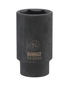 DEWALT Dwmt 6Pt 1/2In Dr Dp Im Skt 1-1/4In SAE