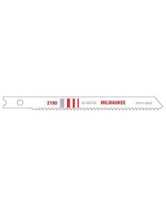 MLW48-42-2190 image(0) - Milwaukee Tool 3-5/8" 14 TPI Bi-Metal Jig Saw Blade (5 PK)