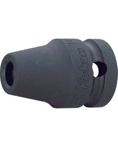 KKN14103M-141-5 image(0) - Ko-ken USA 14118M-17X19 1/2 Square Drive Double Ended Socket 17 x 19 mm 6 Point Length 48 mm