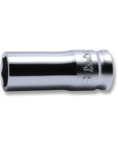 KKN2300XZ-8 image(0) - Ko-ken USA 2300XZ-8 1/4 Square Drive Socket 8 mm 6 Point Length 30 mm Z-series