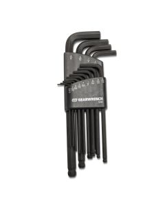 KDT83524 image(0) - GEARWRENCH 13 Piece Long Ball End SAE Hex Key Set