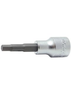 KKN4010M-50-10 image(0) - Ko-ken USA 4010M.50-10 1/2 Square Drive Bit Socket 10 mm Hex Length 50 mm