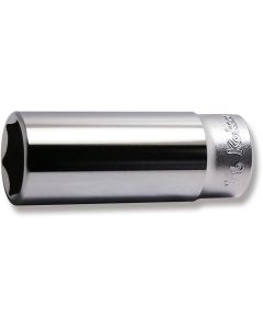 KKN2300A-9-16 image(0) - Ko-ken USA 2300A-9/16 1/4 Square Drive Socket 9/16 6 Point Length 50 mm