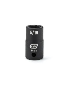 KDT84104 image(0) - GEARWRENCH 1/4 Inch Drive 6 Point Standard Impact SAE Socket 5/16 Inch