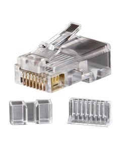 KLEVDV826603 image(0) - Klein Tools Modular Data Plugs RJ45 CAT6, 25-Pack