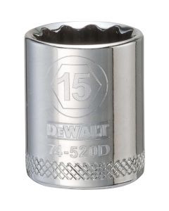 DWTDWMT74520OSP image(0) - DEWALT 001Pc 38Dr Socket-12Pt-15