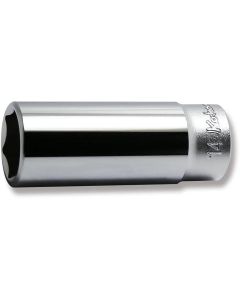 KKN2300M-14 image(0) - Ko-ken USA 2300M-14 1/4 Square Drive Socket 14 mm 6 Point Length 50 mm