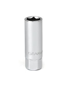 KDT80402 image(1) - GearWrench 3/8 Inch Drive 6 Point 2-1/2 Inch Spark Plug Socket 5/8 Inch