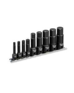 TIT49011 image(1) - TITAN 9 pc. Impact Metric Hex Bit Socket Set