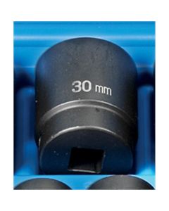 GRE2130M image(0) - Grey Pneumatic 1/2" Drive x 30mm Standard - 12 Point Socket