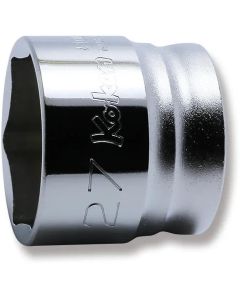 KKN4400MZ-27 image(0) - Ko-ken USA 4400MZ-27 1/2 Square Drive Socket 27 mm 6 Point Length 30 mm Z-series