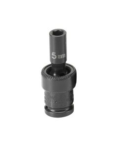 GRE905UMS image(0) - Grey Pneumatic 1/4" Surface Drive x 5mm Standard Universal Socket