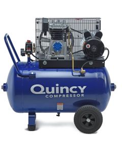 QAC1129740226 image(0) - Quincy Compressors 2 HP 24 Gallon 115Volt Air Compressor SS 2 HP 24 Gallon Single Stage 115V 1 Phase Horizontal Portable
