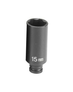 GRE915MDS image(0) - Grey Pneumatic 1/4" Surface Drive x 15mm Deep  Socket