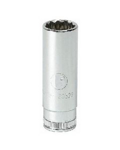 KDT80818 image(1) - GearWrench 1/2 Inch Drive 12 Point Deep Metric Socket 21mm