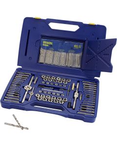 HAN26377DC image(1) - Hanson IRWIN 117 Piece Machine Screw/Fractional/Metric Tap and Hex Die Set