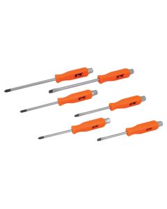WLMW1729 image(0) - Wilmar Corp. / Performance Tool 6 Piece Strike Cap Screwdriver Set
