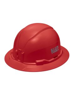 KLE60920 image(0) - Klein Tools Hard Hat, Non-Vented, Full Brim Style, Red