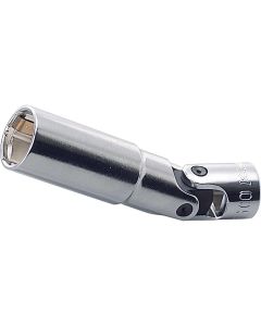KKN3340C-14 image(0) - Ko-ken USA 3340C-14 3/8 Square Drive 6-Point Universal Clip Type Spark Plug Socket 14 mm