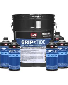 SEMM25645 image(0) - SEM Paints GripTide Non-Skid Deck Coating  Sportsman Green Kit