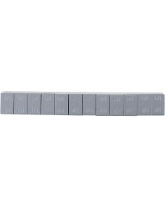 TMR7525FE image(0) - Tire Mechanic's Resource .25oz Grey Steel Adhesive Tape Wheel Weights with Easy Peel Tape. 144oz/Box, 576pcs