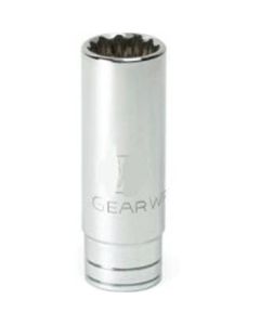 KDT80772 image(0) - GEARWRENCH 1/2 Inch Drive 12 Point Deep SAE Socket 7/16 Inch