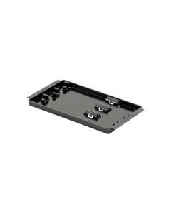 Ernst Mfg. 3 Rail Socket Boss Tray only 8", Black