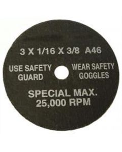 SGT94890 image(0) - SG Tool Aid Cut-Off Wheels 3" x 1/16" x 3/8" Hole-100 Per Box