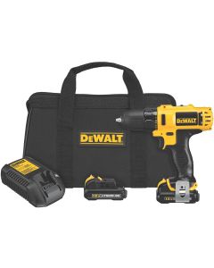 DWTDCD710S2 image(0) - DeWalt 12V MAX* 3/8-in. Drill/Driver Kit
