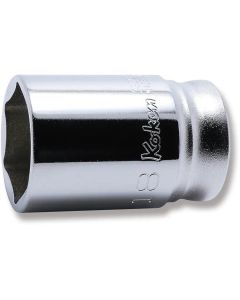 KKN3300XZ-18 image(0) - Ko-ken USA 3300XZ-18 3/8 Sq. Dr. Socket 18mm 6 point Length 35mm Z-series