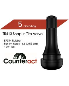 COUT13 image(0) - Counteract TR413 Counteract Tire Valve 42.5mm (5pk)
