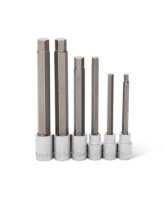 KDT82587 image(0) - GearWrench 6 Piece 1/2 Inch Drive SAE Long Hex Bit Socket Set