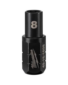 MLW49-16-1608 image(0) - Milwaukee Tool INSIDER Box Ratchet Socket 6 Point 8mm
