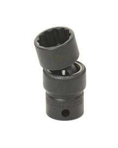 GRE1119UM image(0) - Grey Pneumatic 3/8" Drive x 19mm Standard Universal- 12 Point Socket - Black